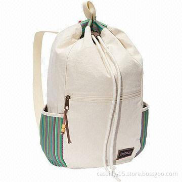 Cord Bag with One Large Main Compartment
